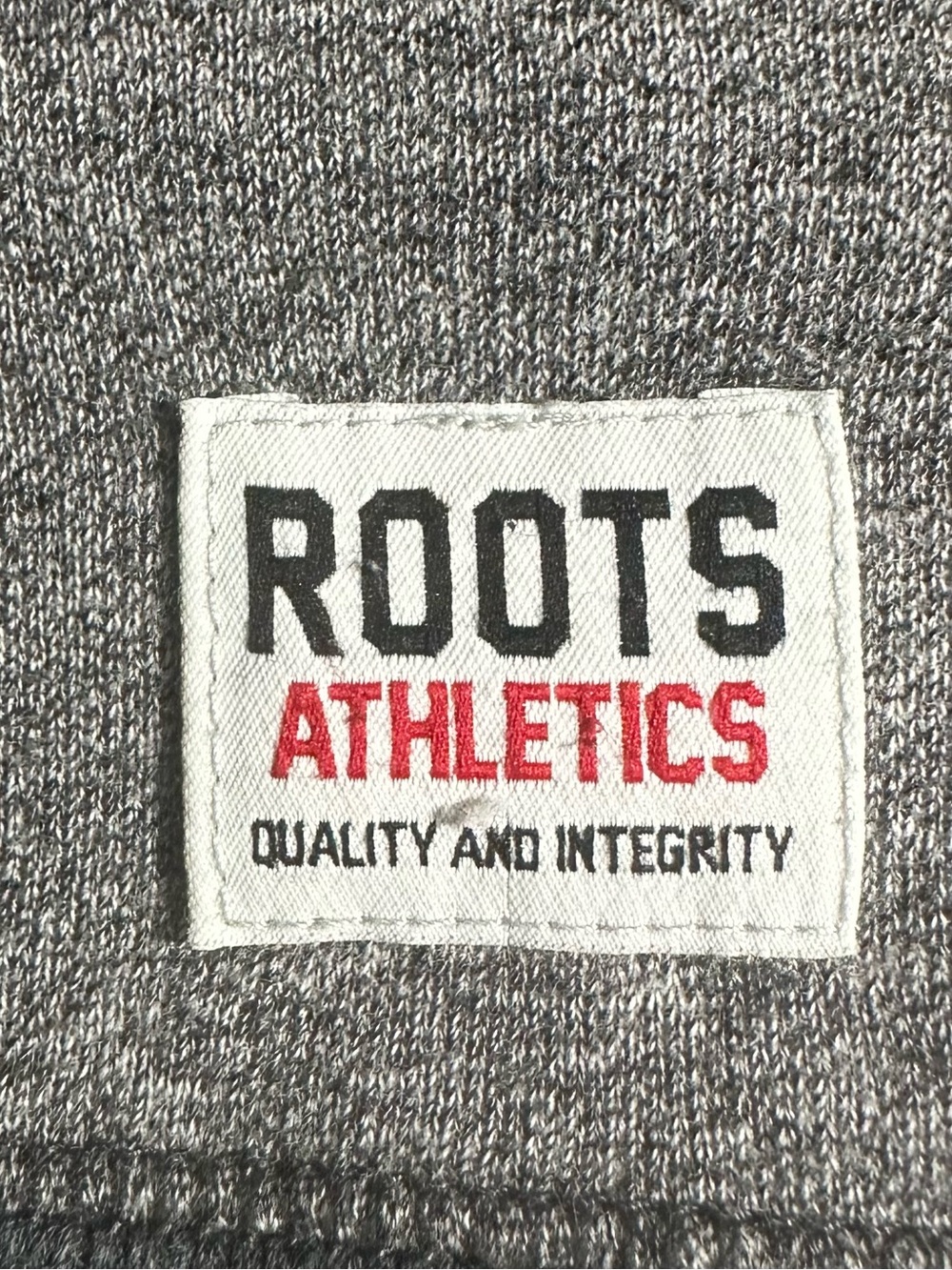 Roots Hoodie Gray and Burgundy Size XL - Picture 5 of 7